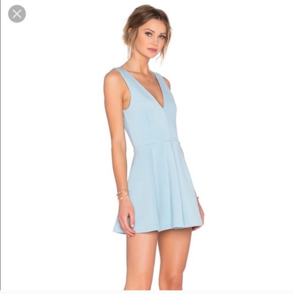Ice Blue Mini Dress